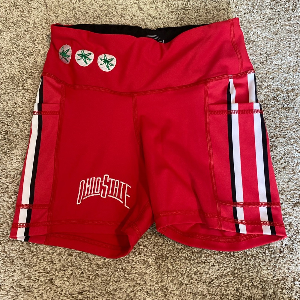 Bend Active Ohio State Biker Shorts